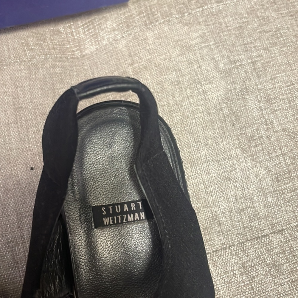 Stuart Weitzman Bandito Black Basic Stretch Size … - image 3